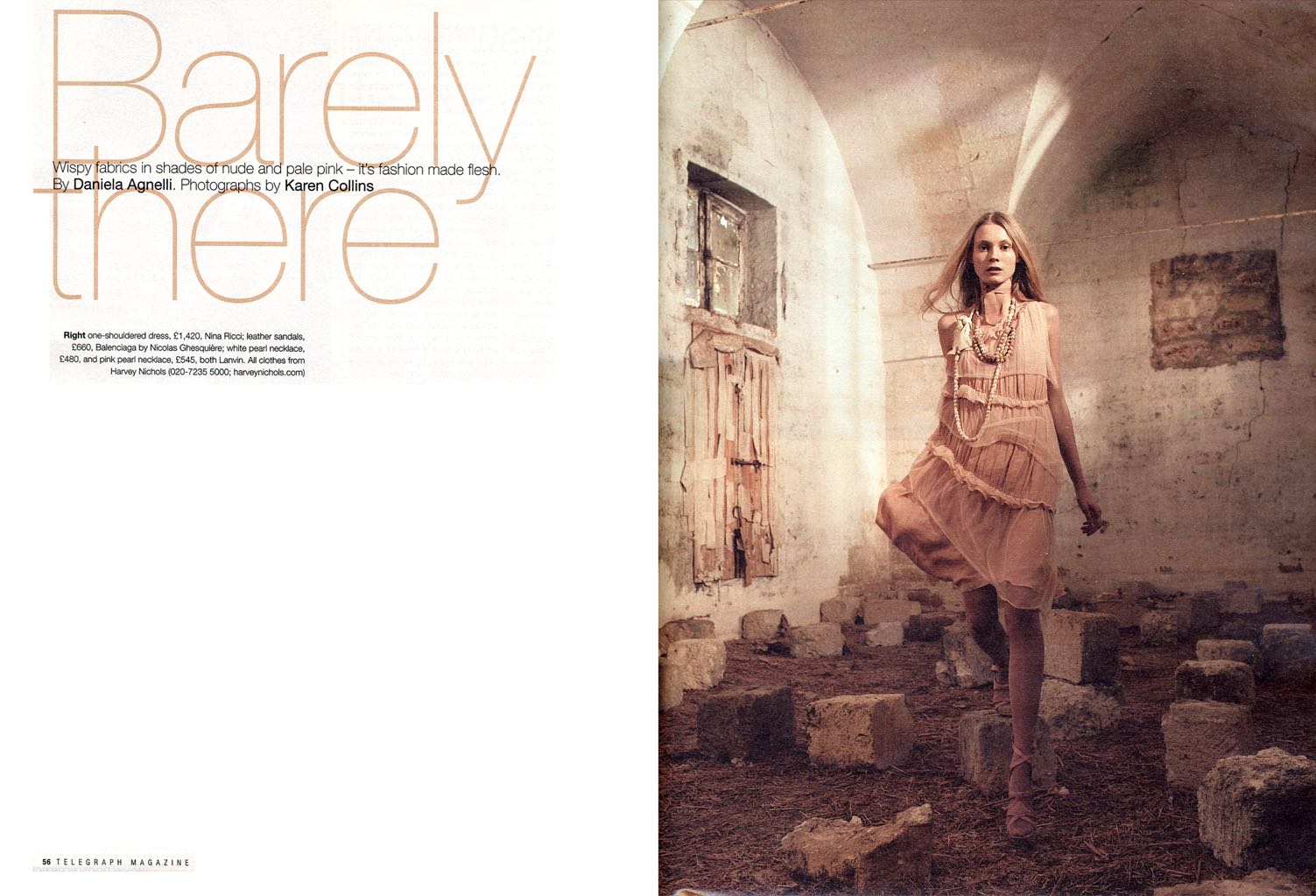 Telegraph magazine — Barely there