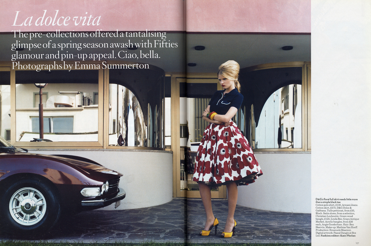 Vogue UK — La dolce vita