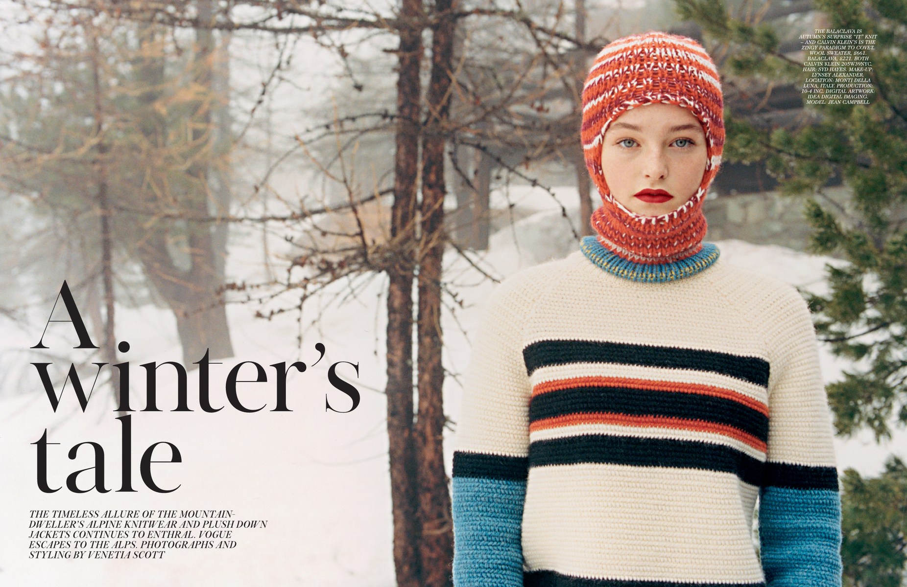 Vogue UK — A winter’s tale